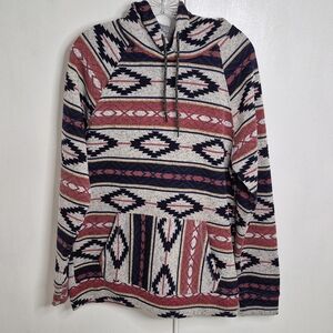 Trademark Brooklyn Cloth Mfg. Aztec Hoodie Unisex Size M NWOT